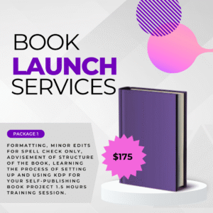 Book Launch Service Package 1