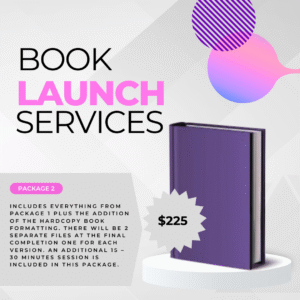 Book Launch Service Package 2